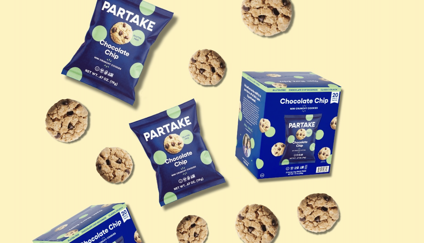 Partake cookies snack pack